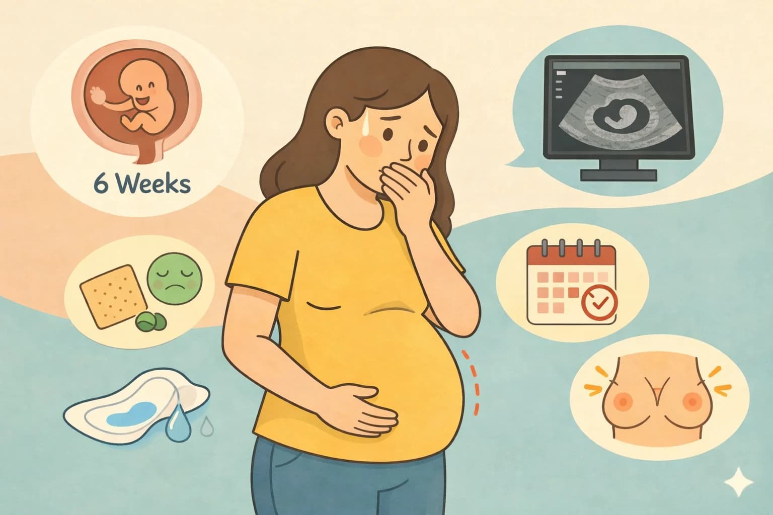 Thai 6 Tuần: Dấu hiệu, Kích thước Thai nhi và Những Điều Cần Biết