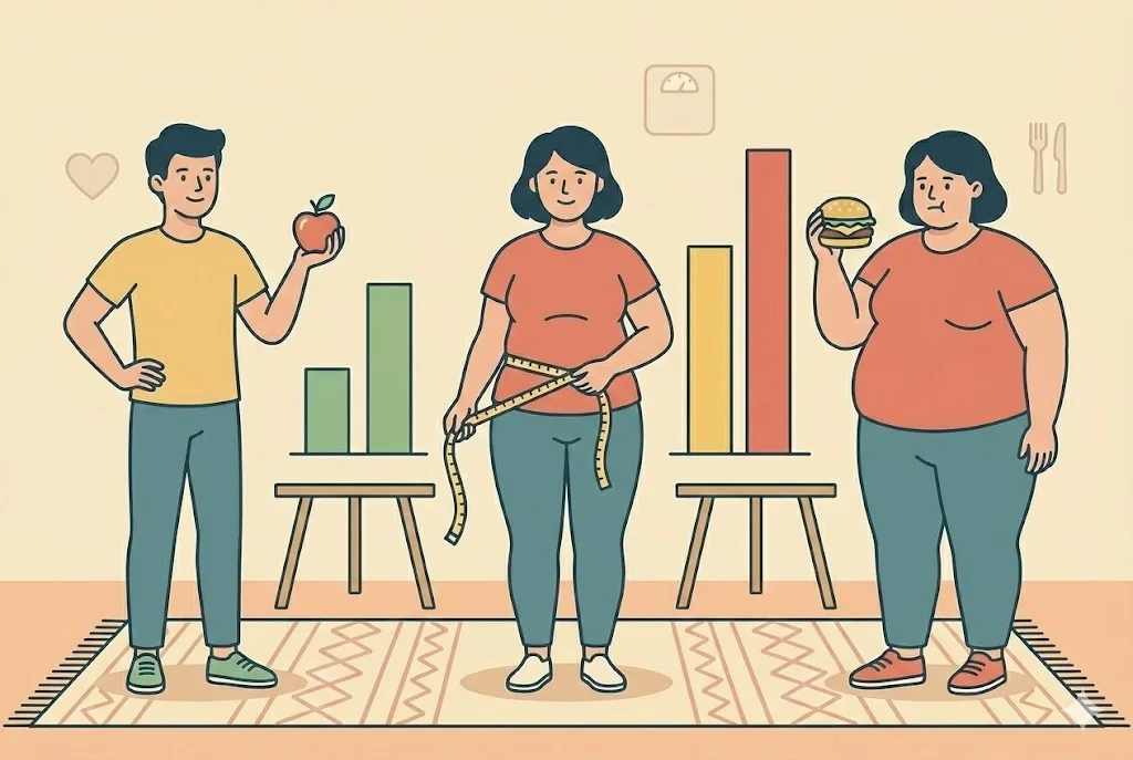 Normaler BMI vs. Übergewicht vs. Adipositas: Was die Zahlen wirklich bedeuten