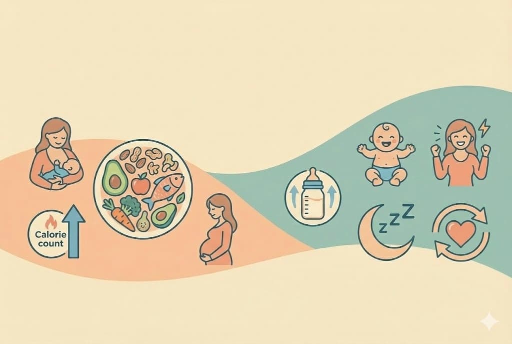授乳中に必要なカロリー