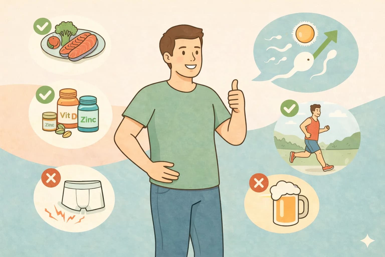 Khả Năng Sinh Sản Nam Giới: Cách Tăng Số Lượng Tinh Trùng Tự Nhiên (Hướng Dẫn Dựa Trên Bằng Chứng)