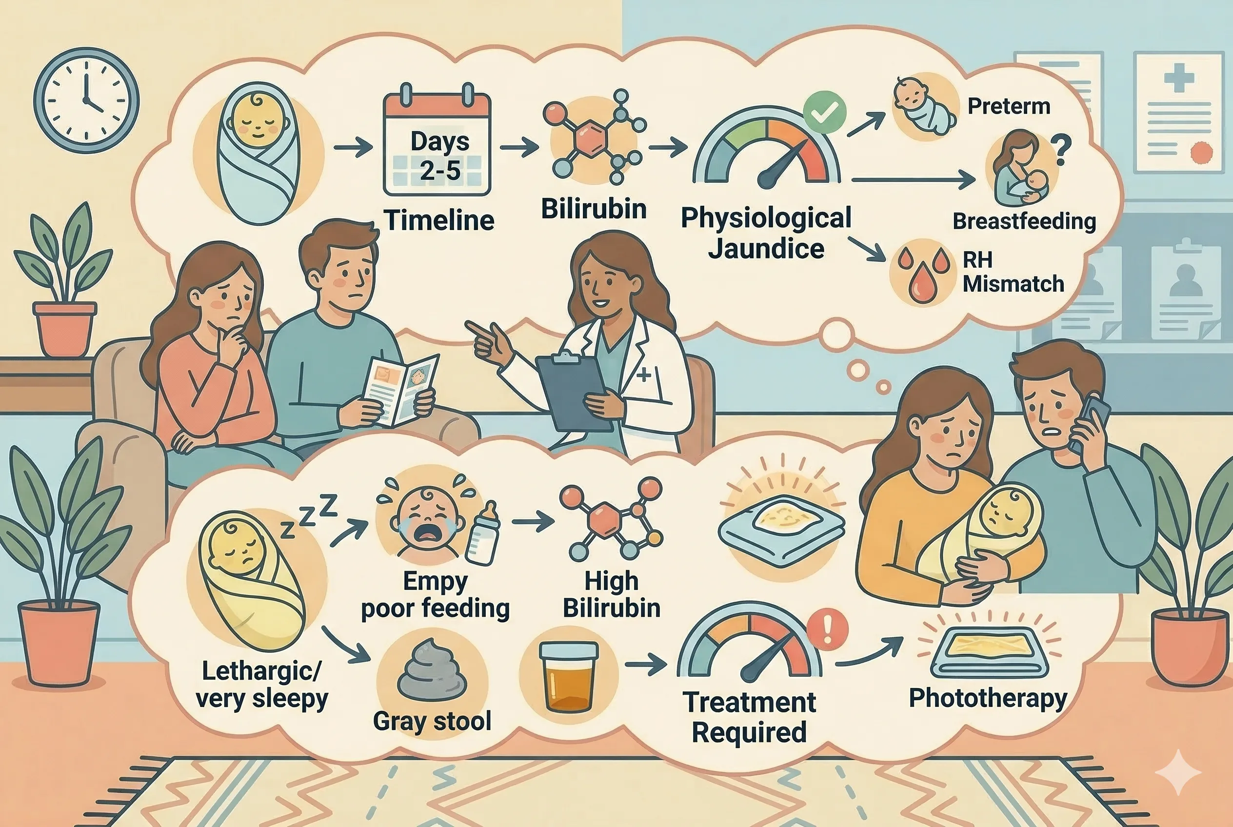 Vàng Da Ở Trẻ Sơ Sinh: Thế Nào Là Bình Thường, Bất Thường, Và Khi Nào Cần Đi Bệnh Viện
