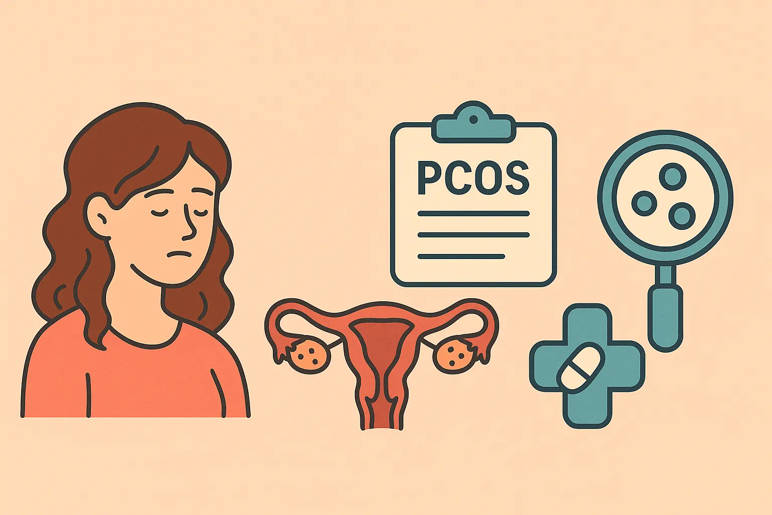 Hội Chứng Buồng Trứng Đa Nang (PCOS): Hơn Cả Kinh Nguyệt Không Đều — Chẩn Đoán, Triệu Chứng và Quản Lý