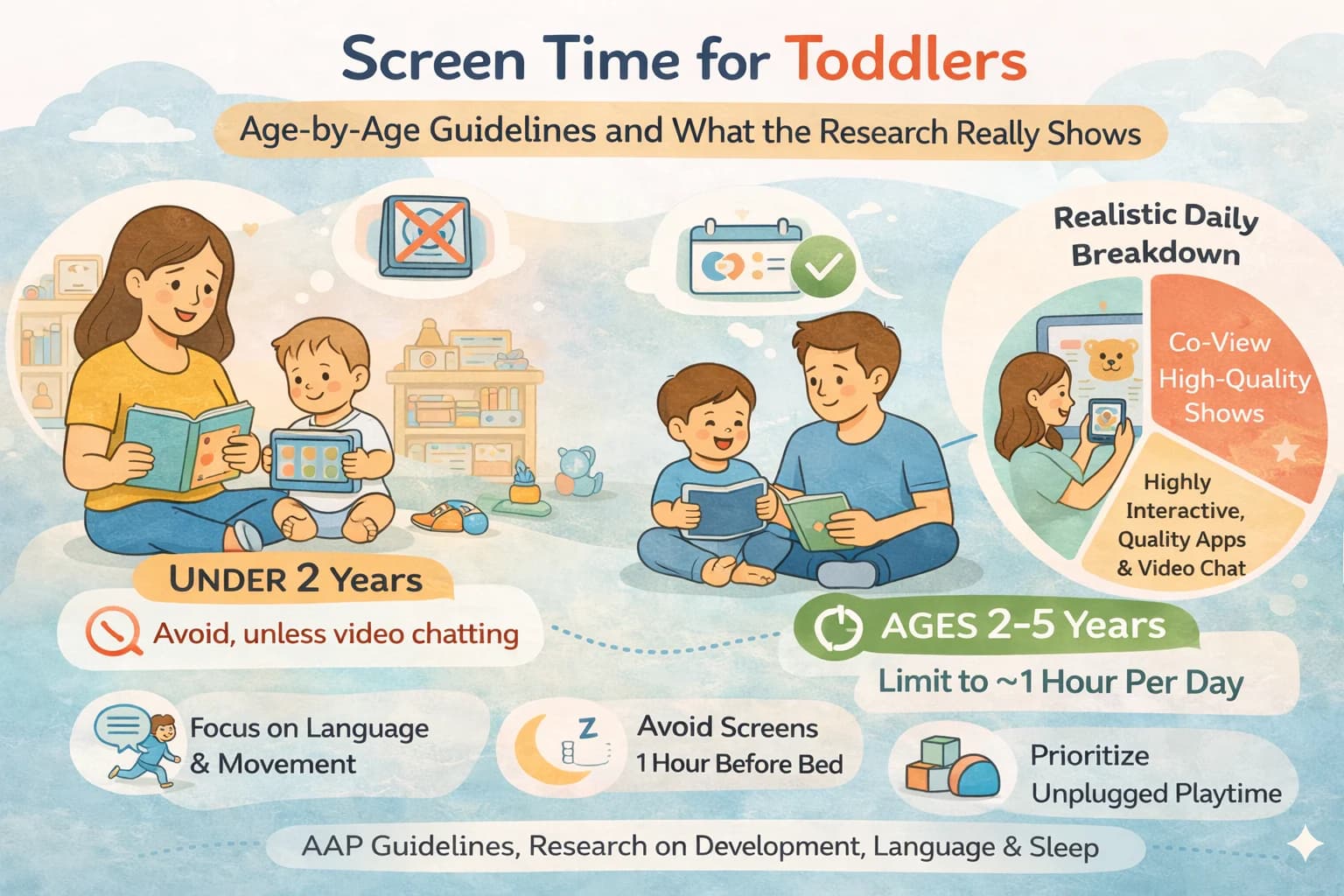 Thời Gian Sử Dụng Màn Hình Cho Trẻ Chập Chững: Hướng Dẫn Theo Độ Tuổi Và Sự Thật Từ Nghiên Cứu