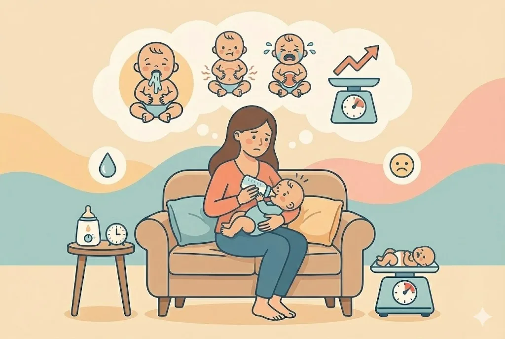 Kann man ein Baby überfüttern? Anzeichen, Risiken und sichere Mengen