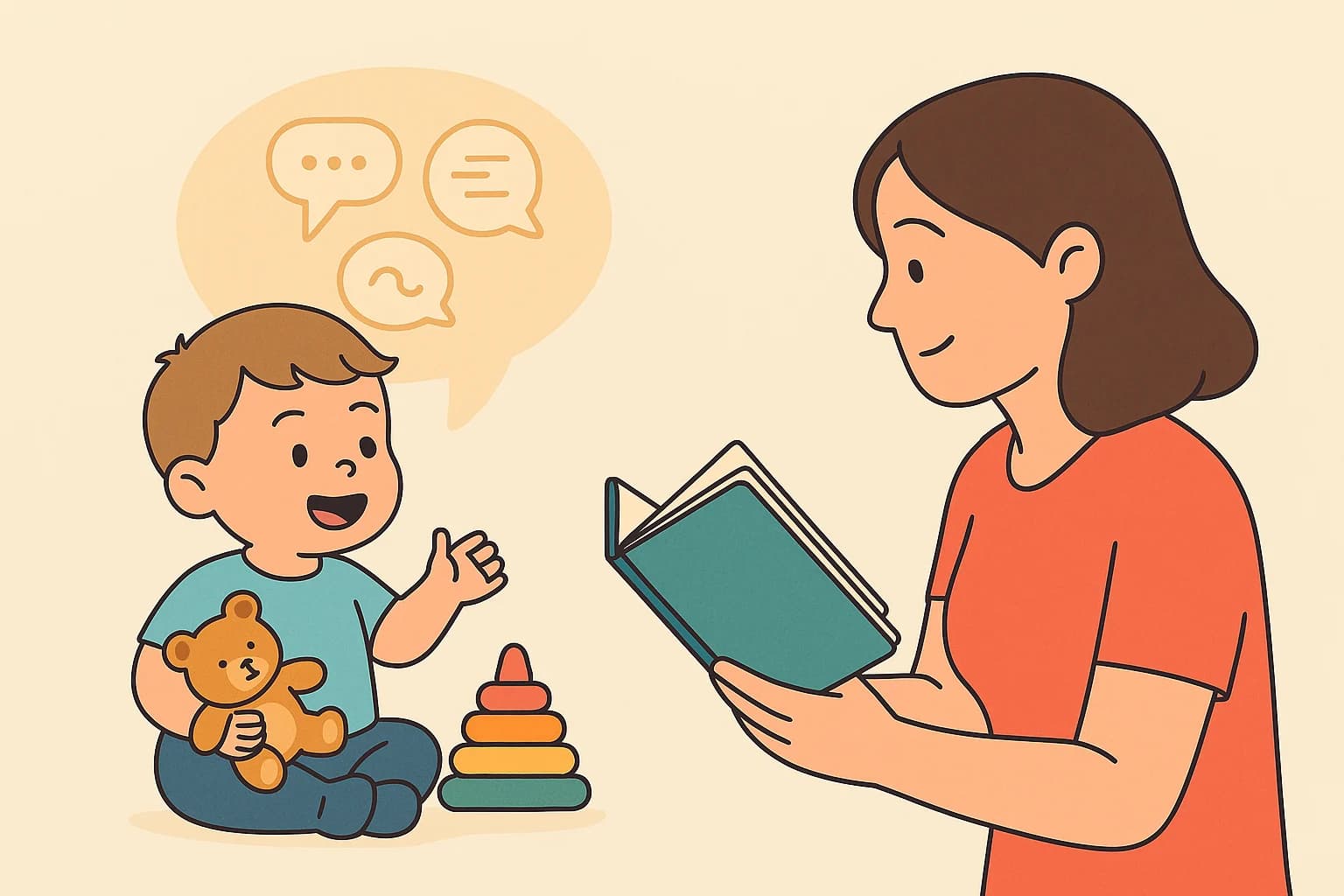 Wie Sie die Sprachentwicklung Ihres Kleinkindes fördern (gestützt auf Experten für kindliche Entwicklung)