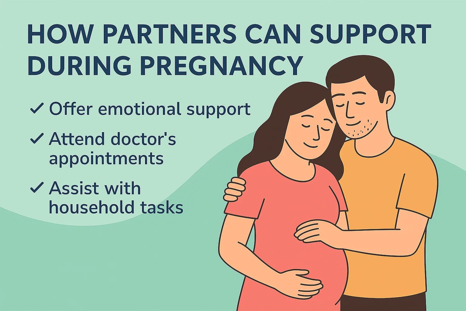 Hơn Cả Người Ngoài Cuộc: Cách Đối Tác Thực Sự Hỗ Trợ Trong Thai Kỳ