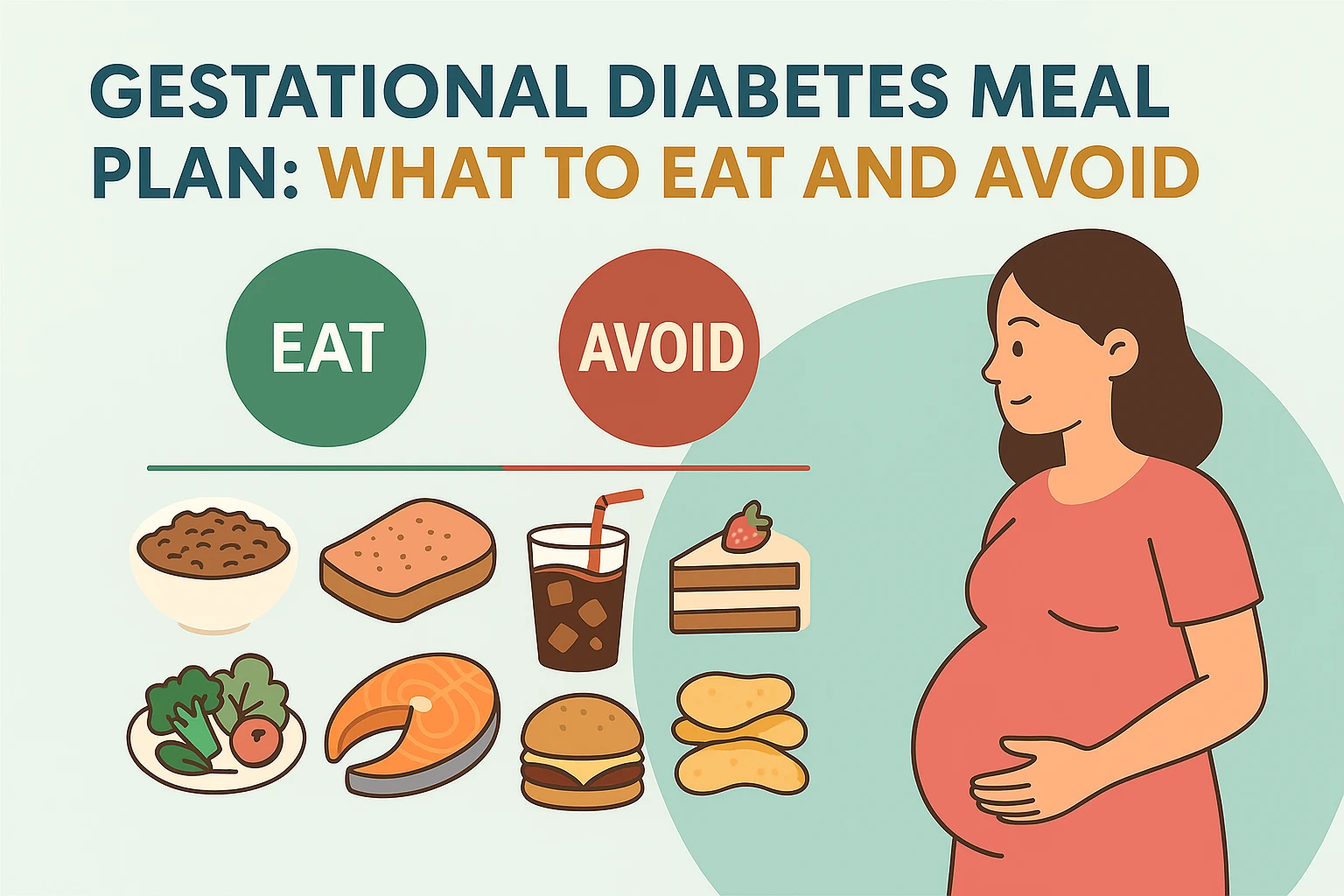 Plan de Comidas para la Diabetes Gestacional: Qué Comer y Evitar (Guía Médica)