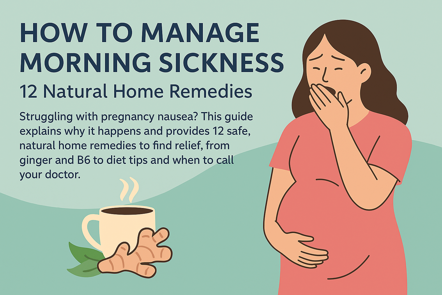 How to Manage Morning Sickness: 12 Natural Home Remedies
