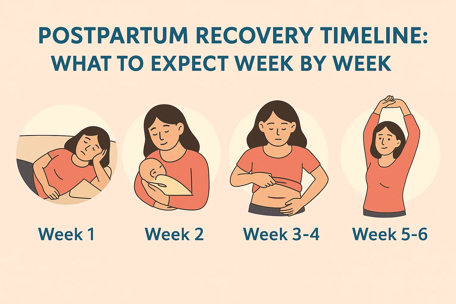 Postpartum Recovery Timeline: What to Expect Week by Week (The Fourth Trimester Guide)