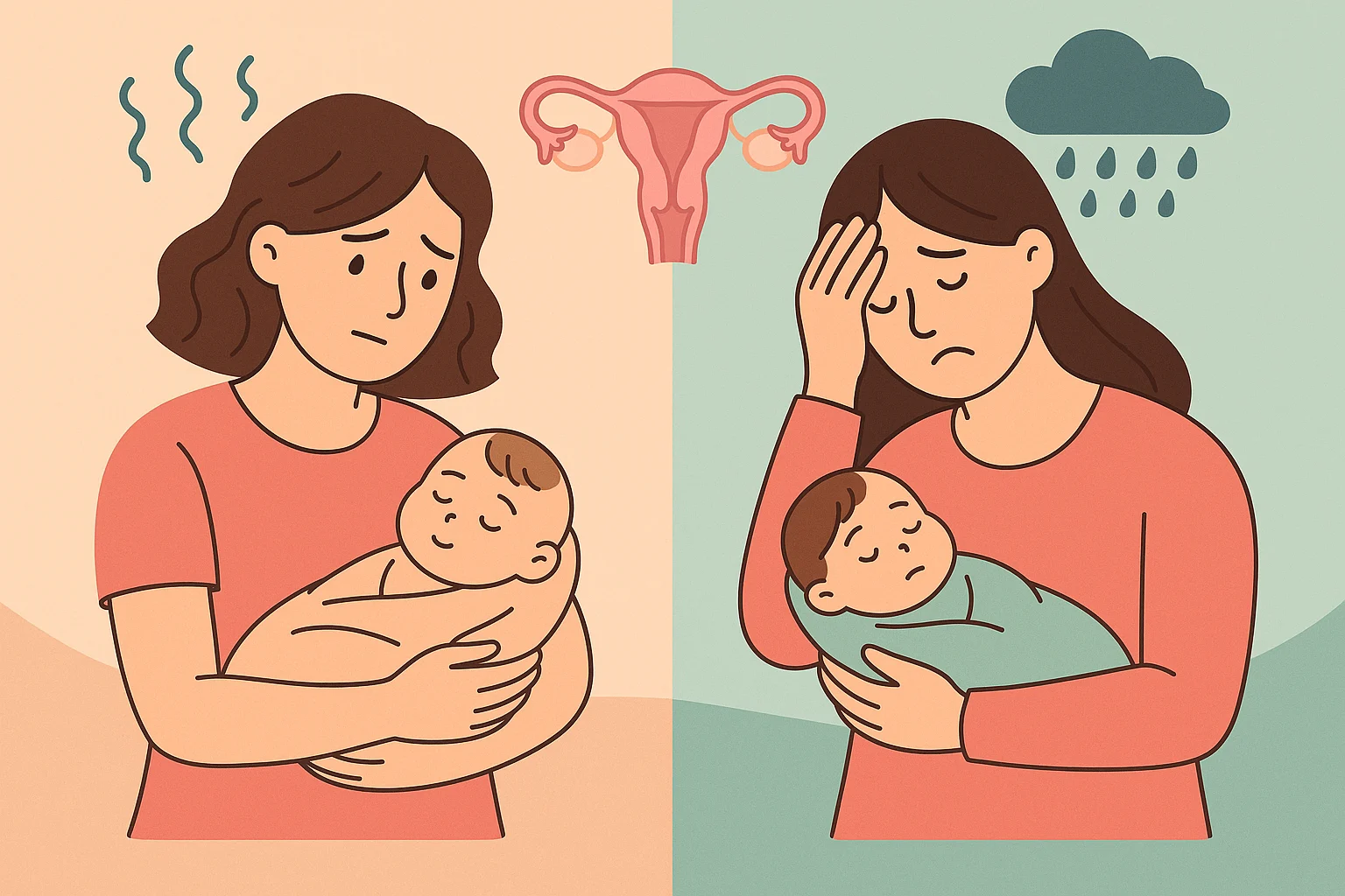 Ansiedade Pós-parto vs. Depressão Pós-parto: O que os Pais Devem Procurar