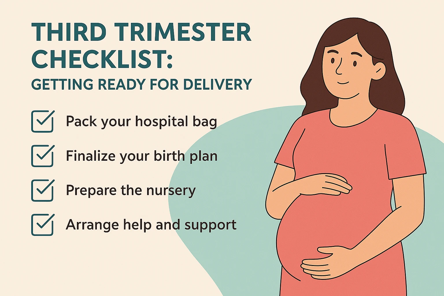 Checklist Ultime du Troisième Trimestre : Se Préparer pour l'Accouchement